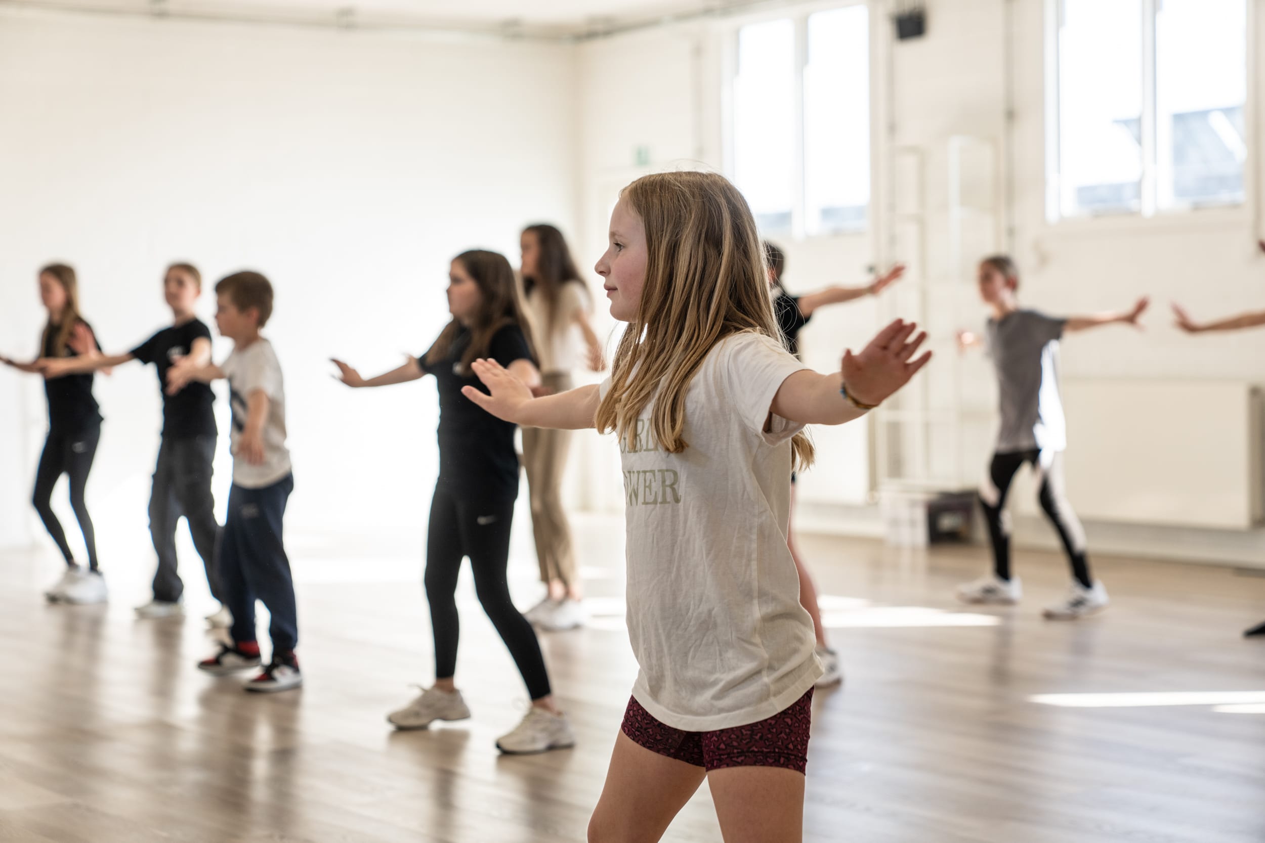 Dansundervisning på Spjæt Dansestudio